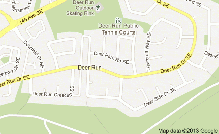 Map of Deer Run Map of Deer Run