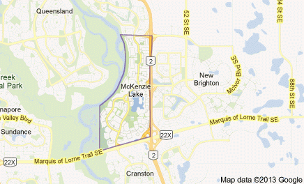 map of mckenzie lake Map of Mckenzie Lake
